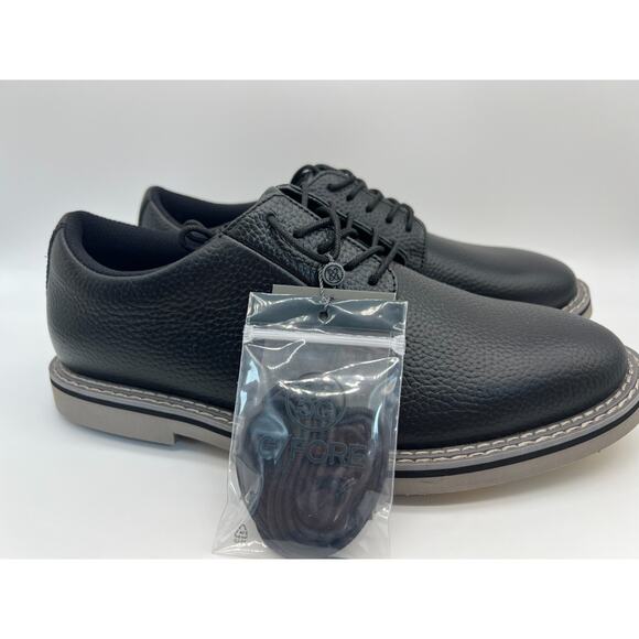 G/FORE Gallivanter Onyx G4MC20EF01 Golf Leather Shoes Men Size 9 - Picture 1 of 13